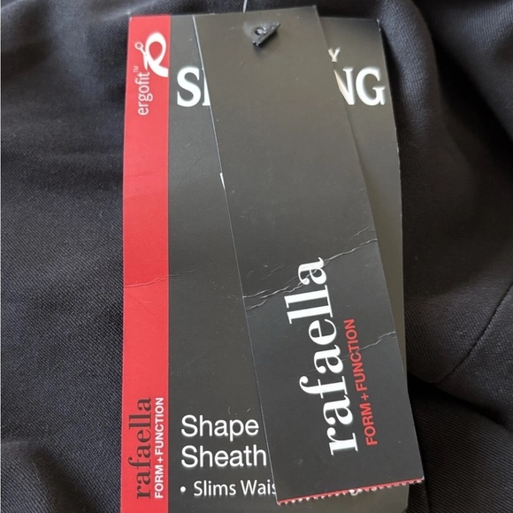 NWT Rafaella Black Perfectly Slimming Shape Sheath Dress Womens 6 - Picture 6 of 6